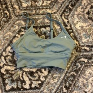 TLF Tempo Sports Bra, Size Small, Color Green